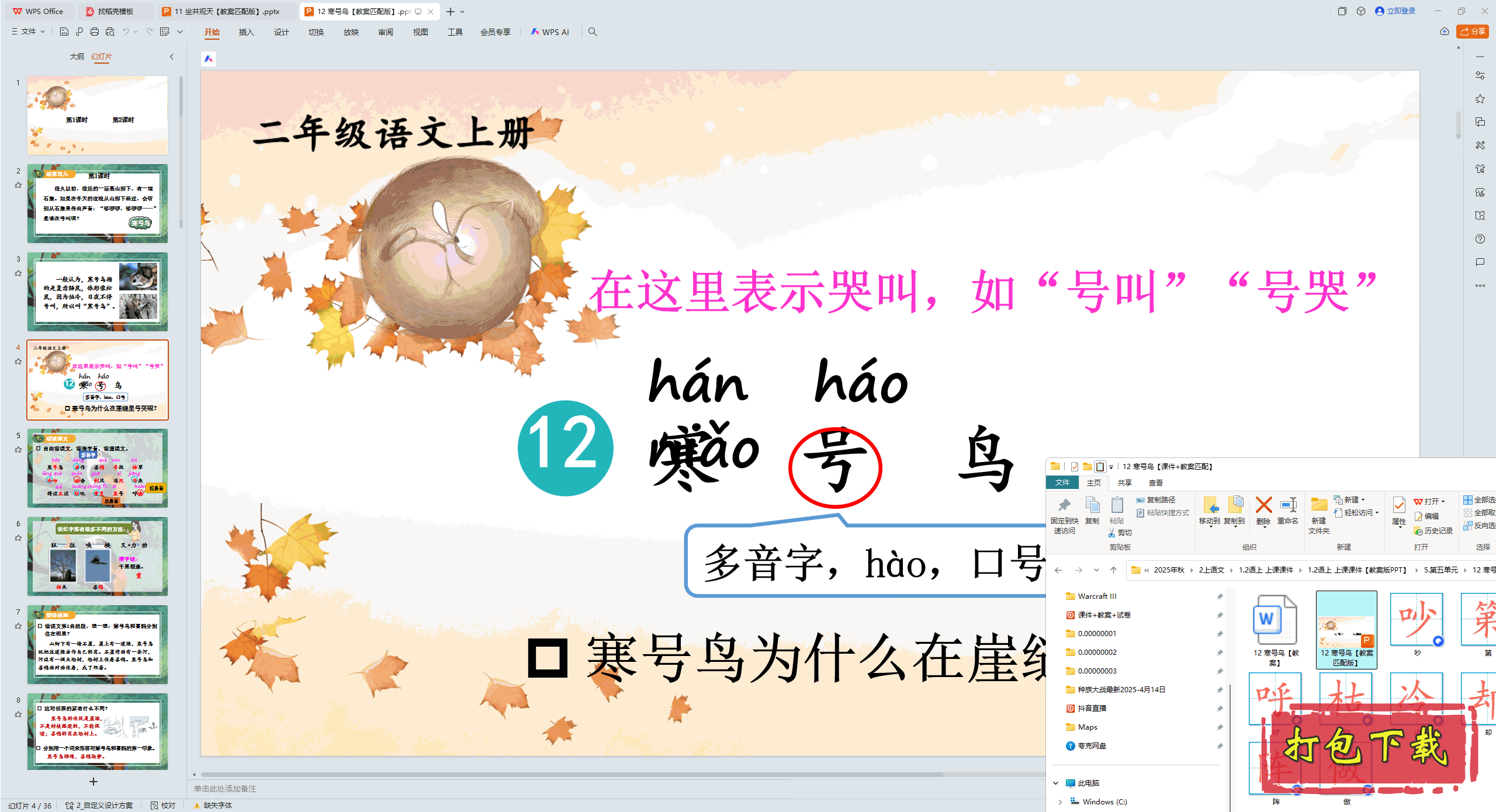 2024˽̰Ķ꼶ϲ᣺12  pptμ+̰