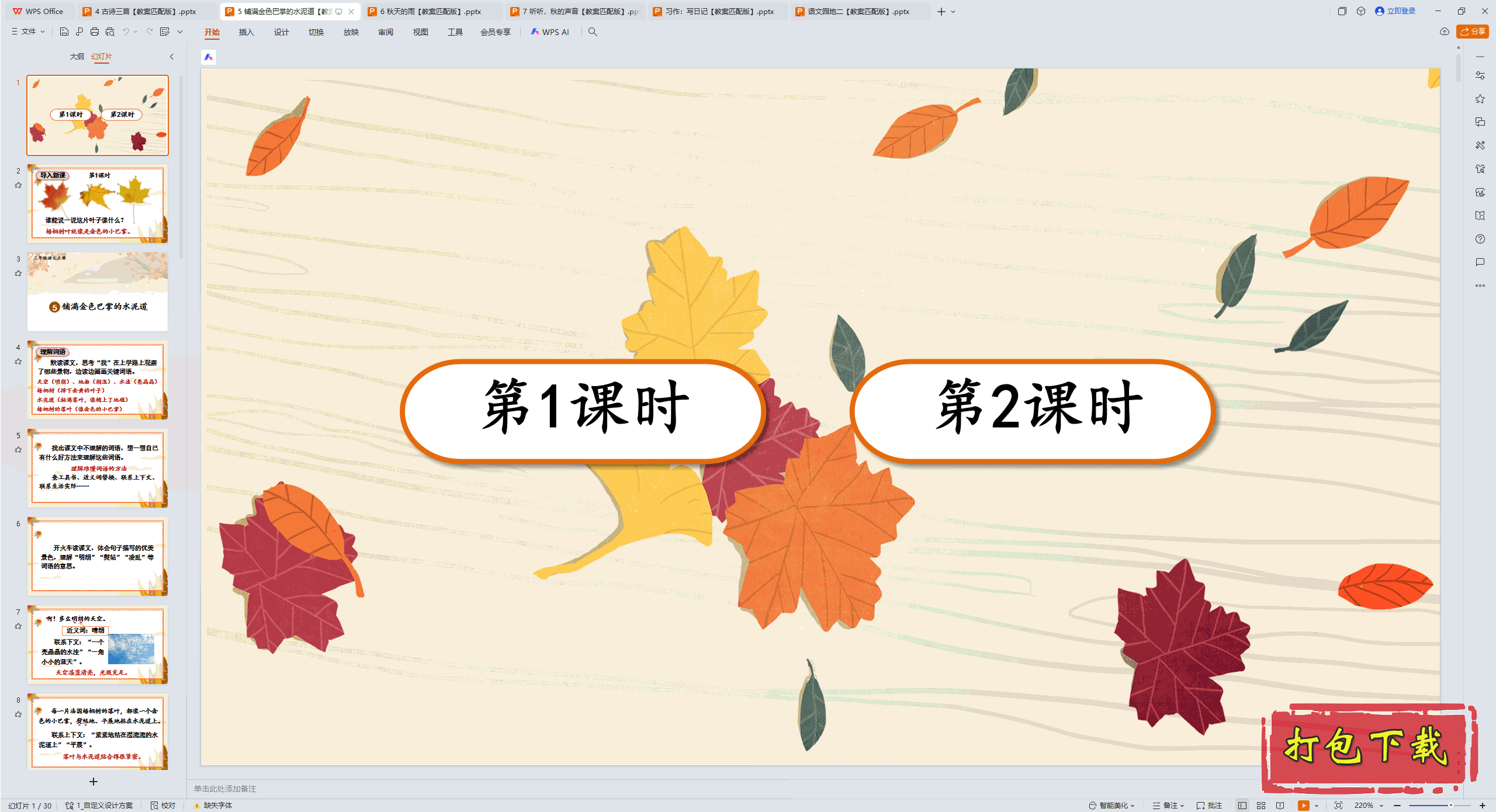 2024꼶ϲ᣺5 ɫƵˮ pptμ+̰